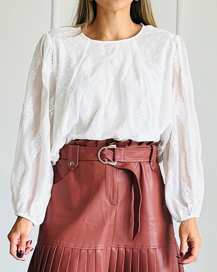 Blusa Zara Viscosa - Talla M