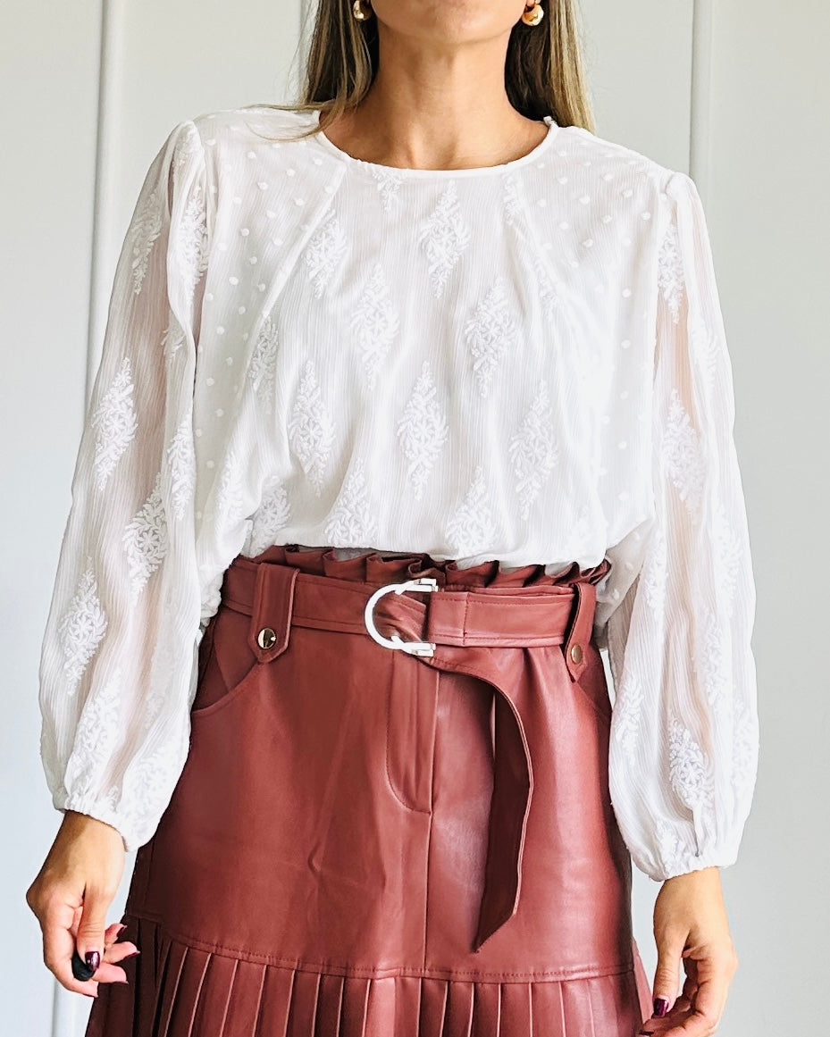 Blusa Zara Viscosa - Talla M