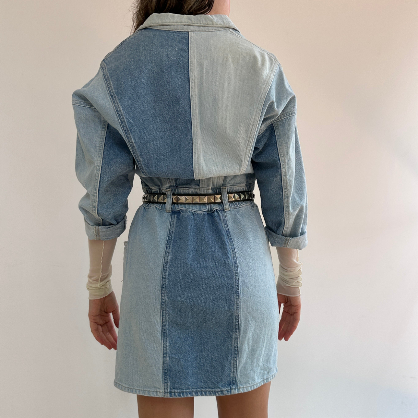 (S) Vestido Denim Stradivarius