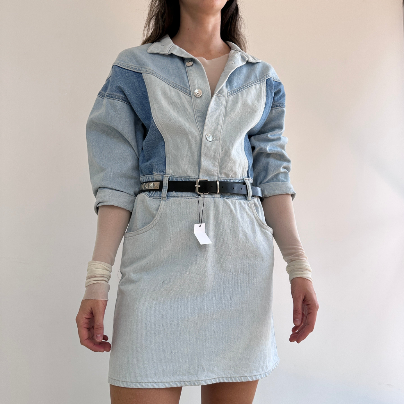 (S) Vestido Denim Stradivarius