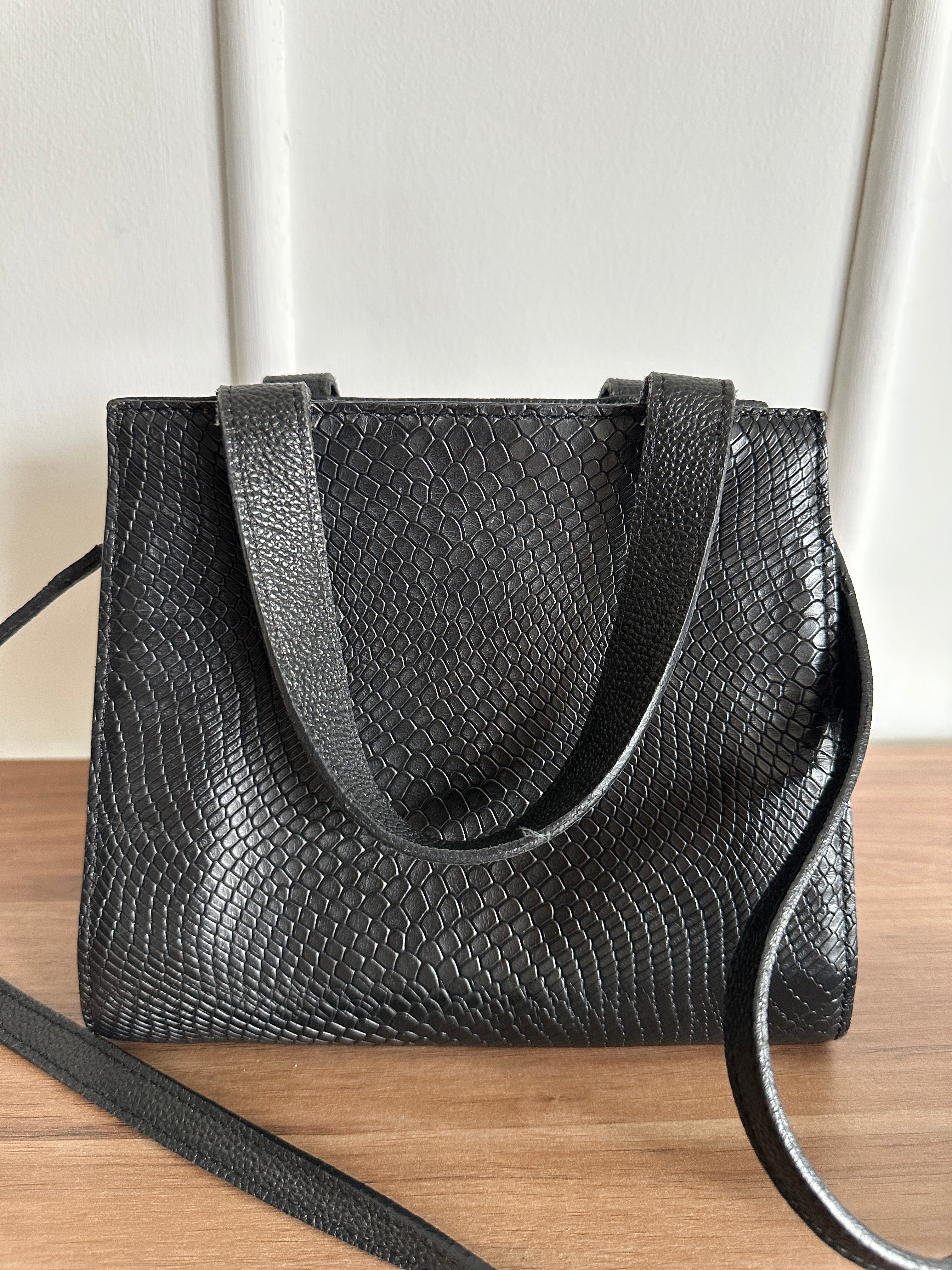 Bolso Bucket Snake Print - Bon Bonite