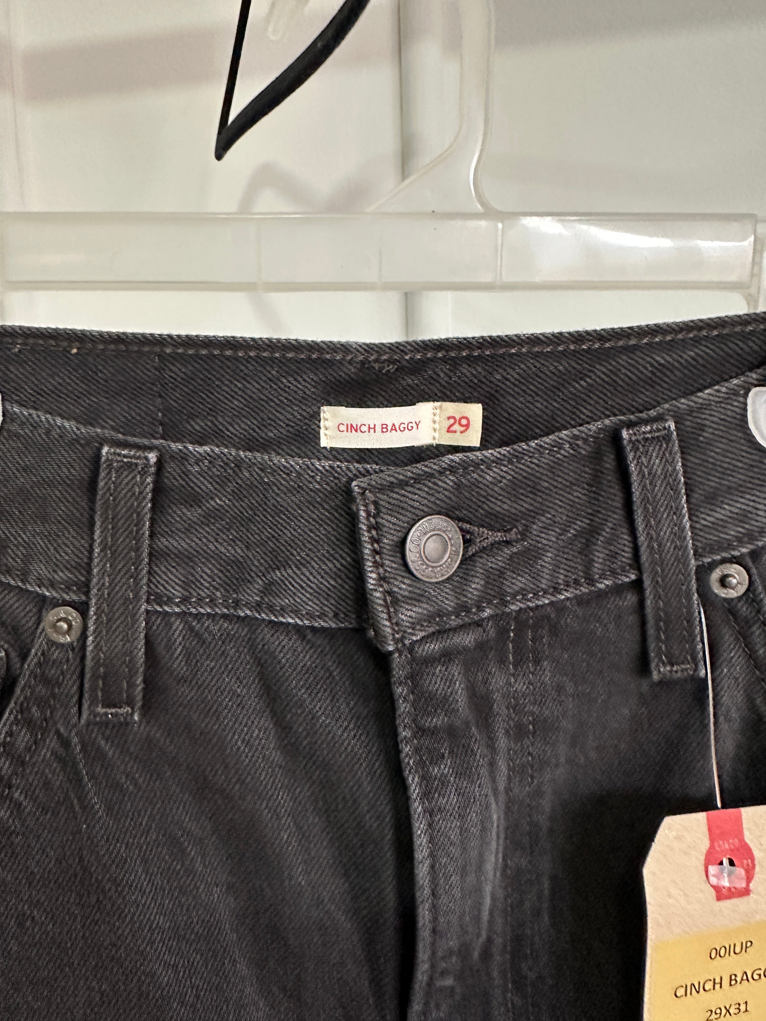 Levis - Cinch Baggy Jeans - Negro