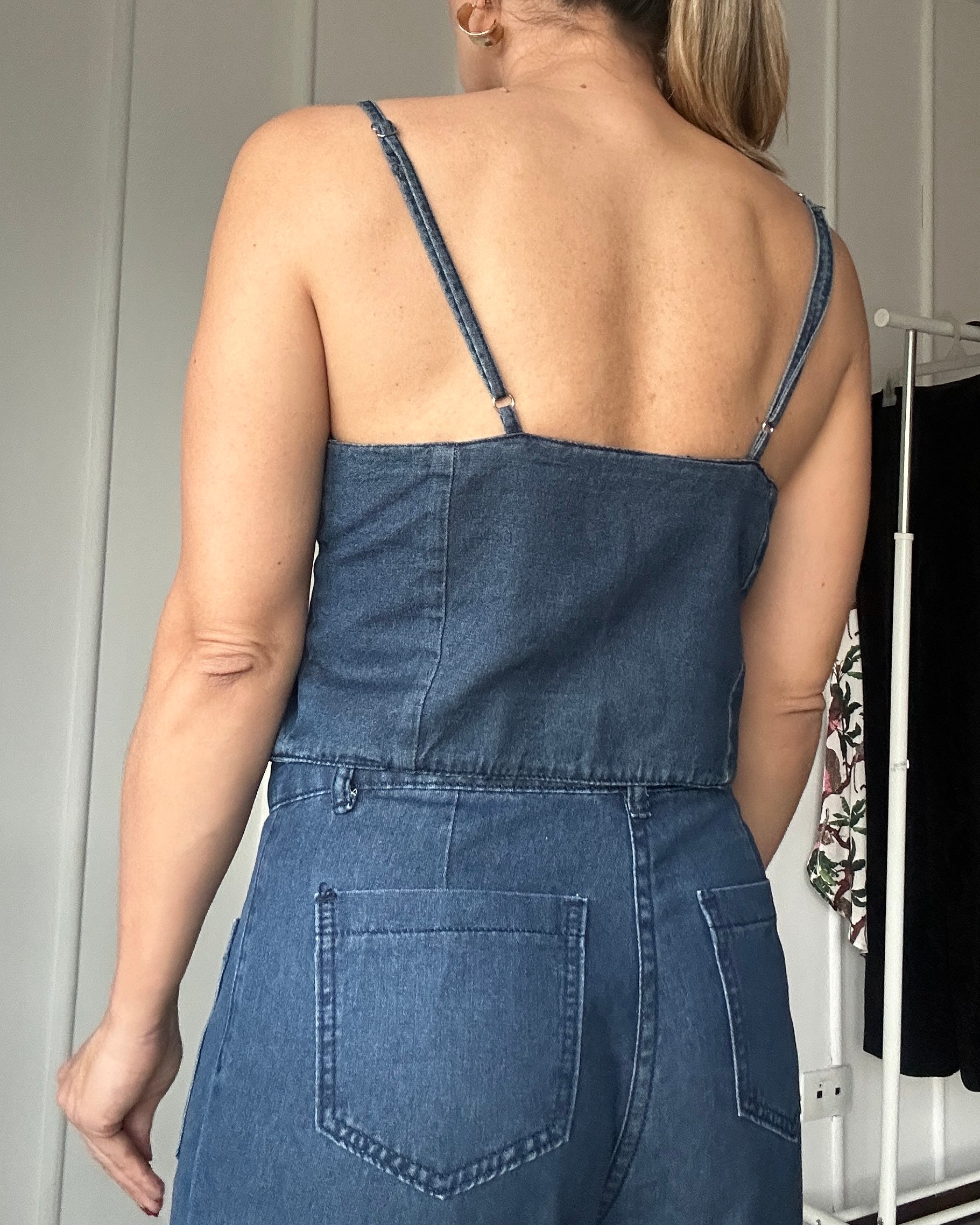 Set de Drill (Top + Jean)- Talla L