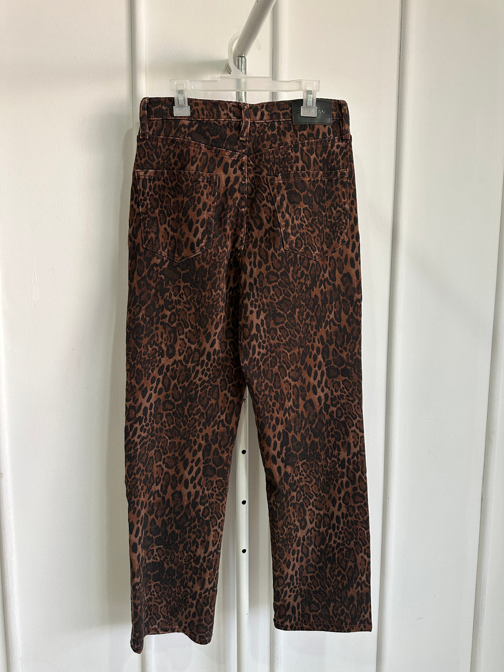 DKNY Jeans - Straight Leg Animal Print - Leopardo