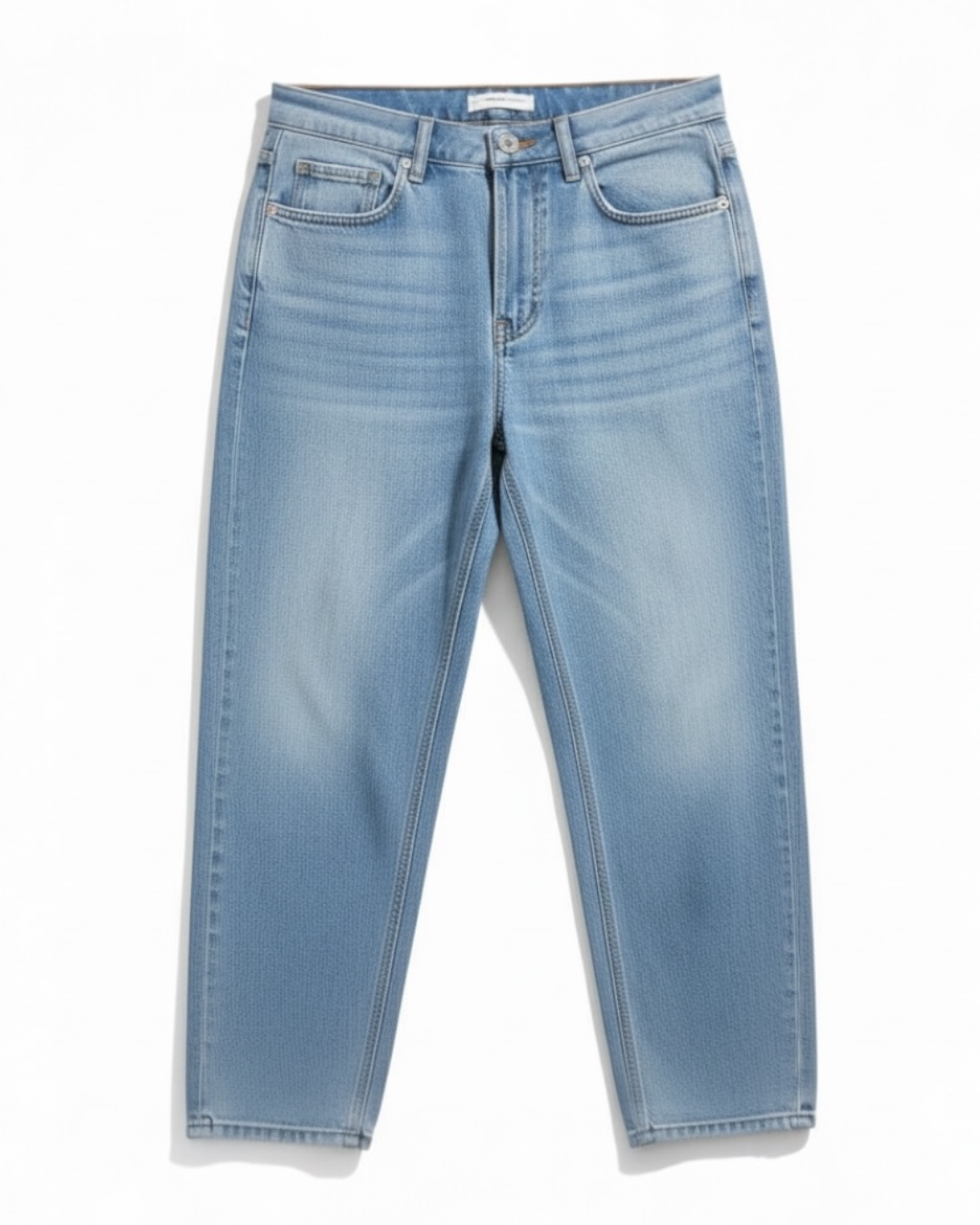 Stradivarius - Mom Fit Jeans - Azul Claro - Talla 12