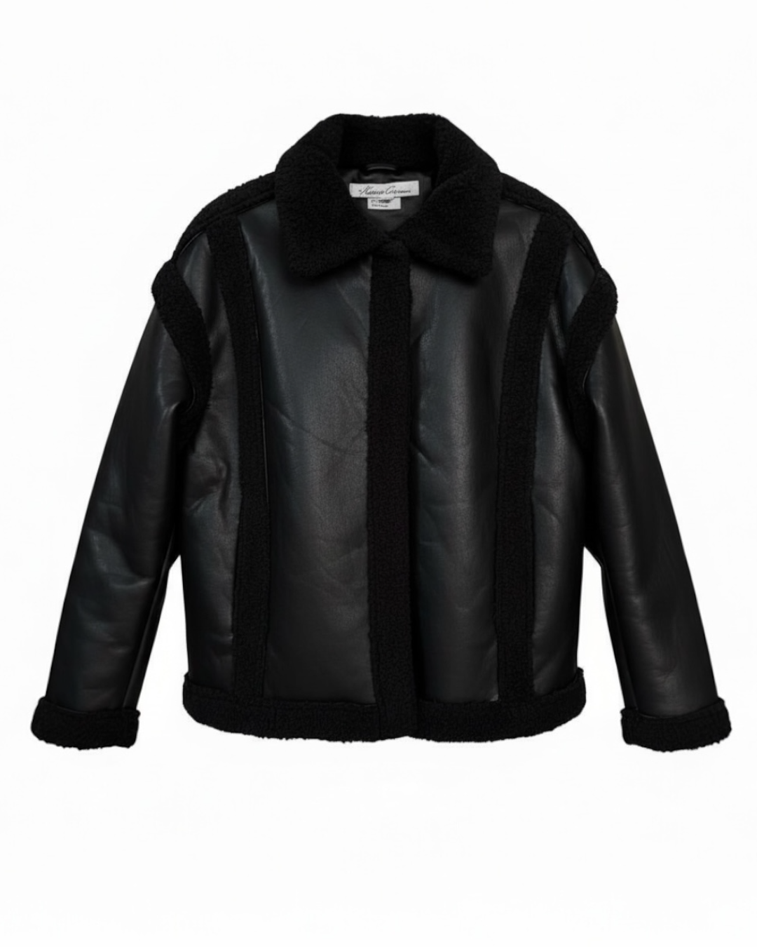Chaqueta Aviador Kenneth Cole Negra - Talla L
