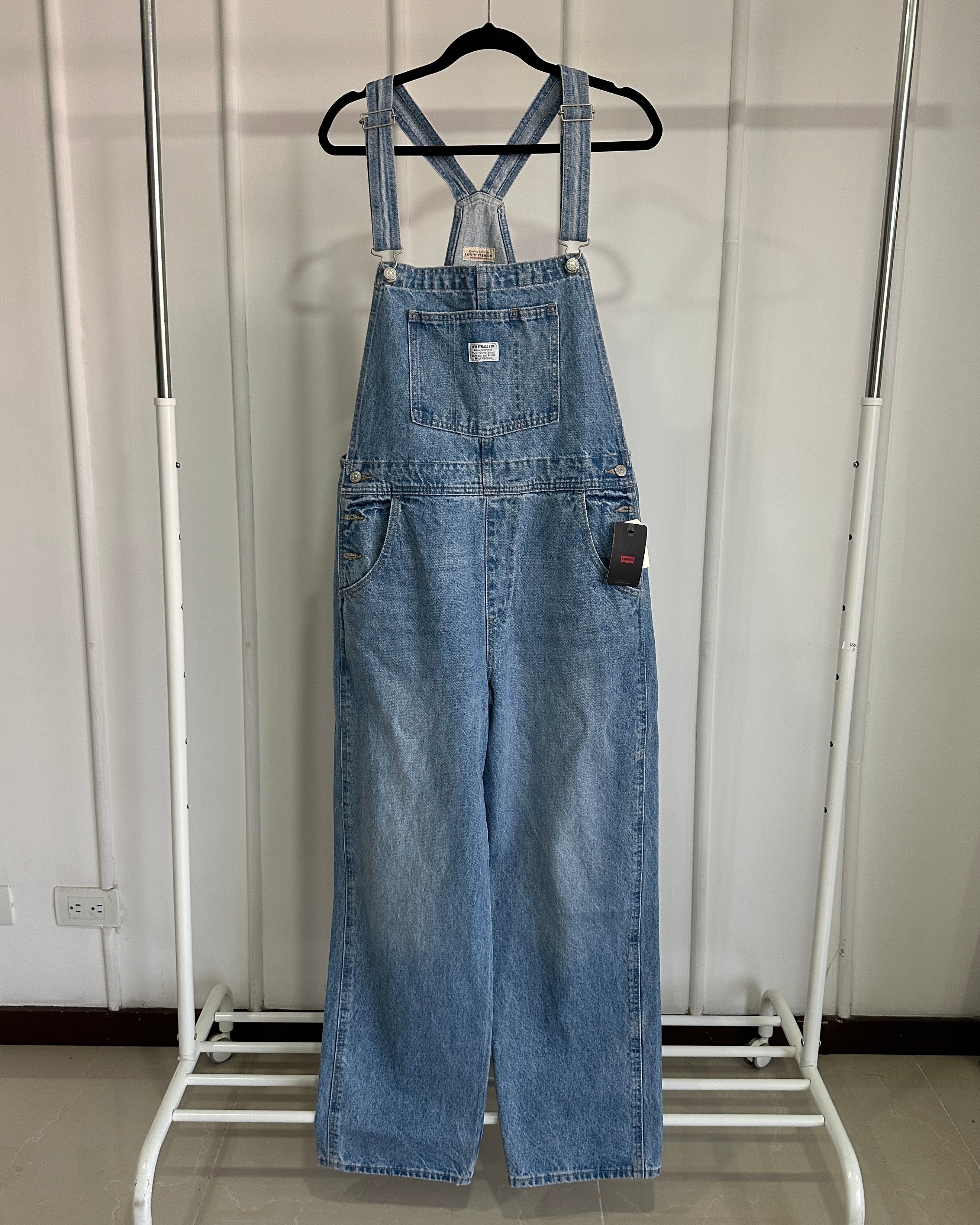 Levis - Overol Baggy Wide Leg - Lavado Claro