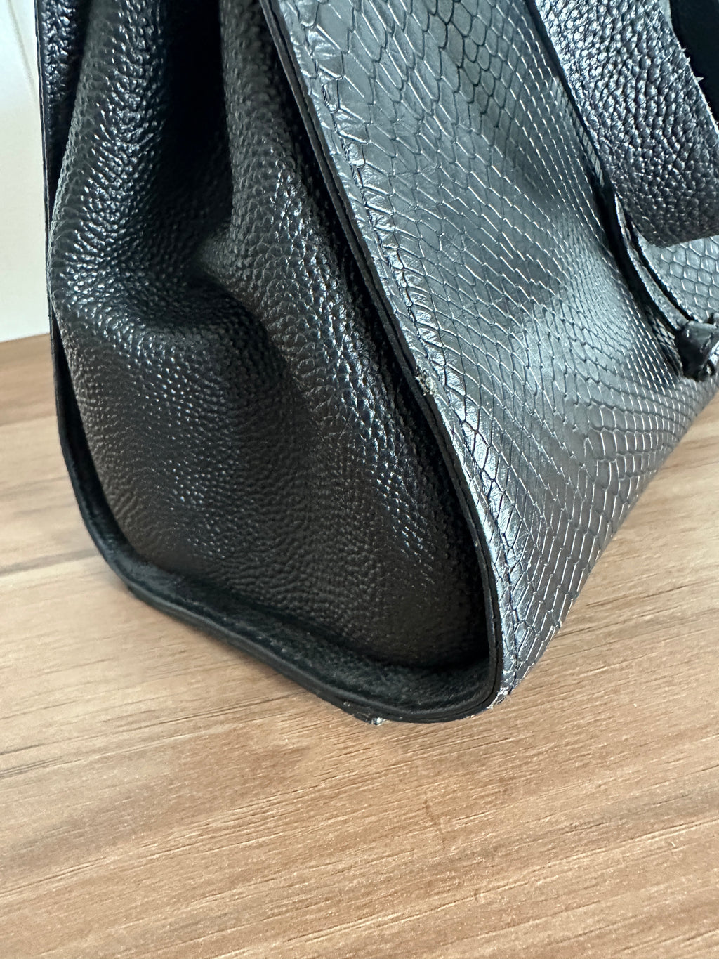 Bolso Bucket Snake Print - Bon Bonite