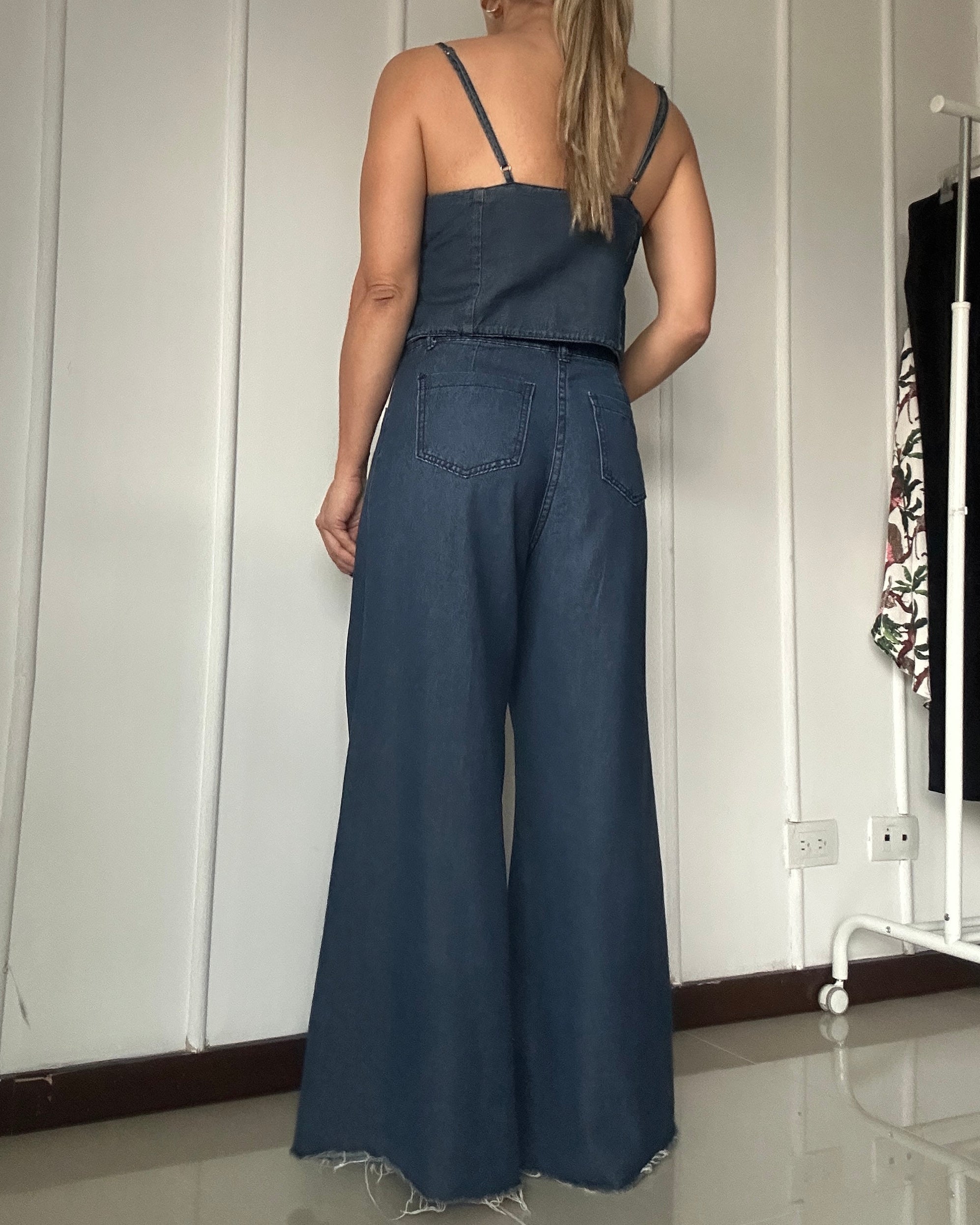 Set de Drill (Top + Jean)- Talla L