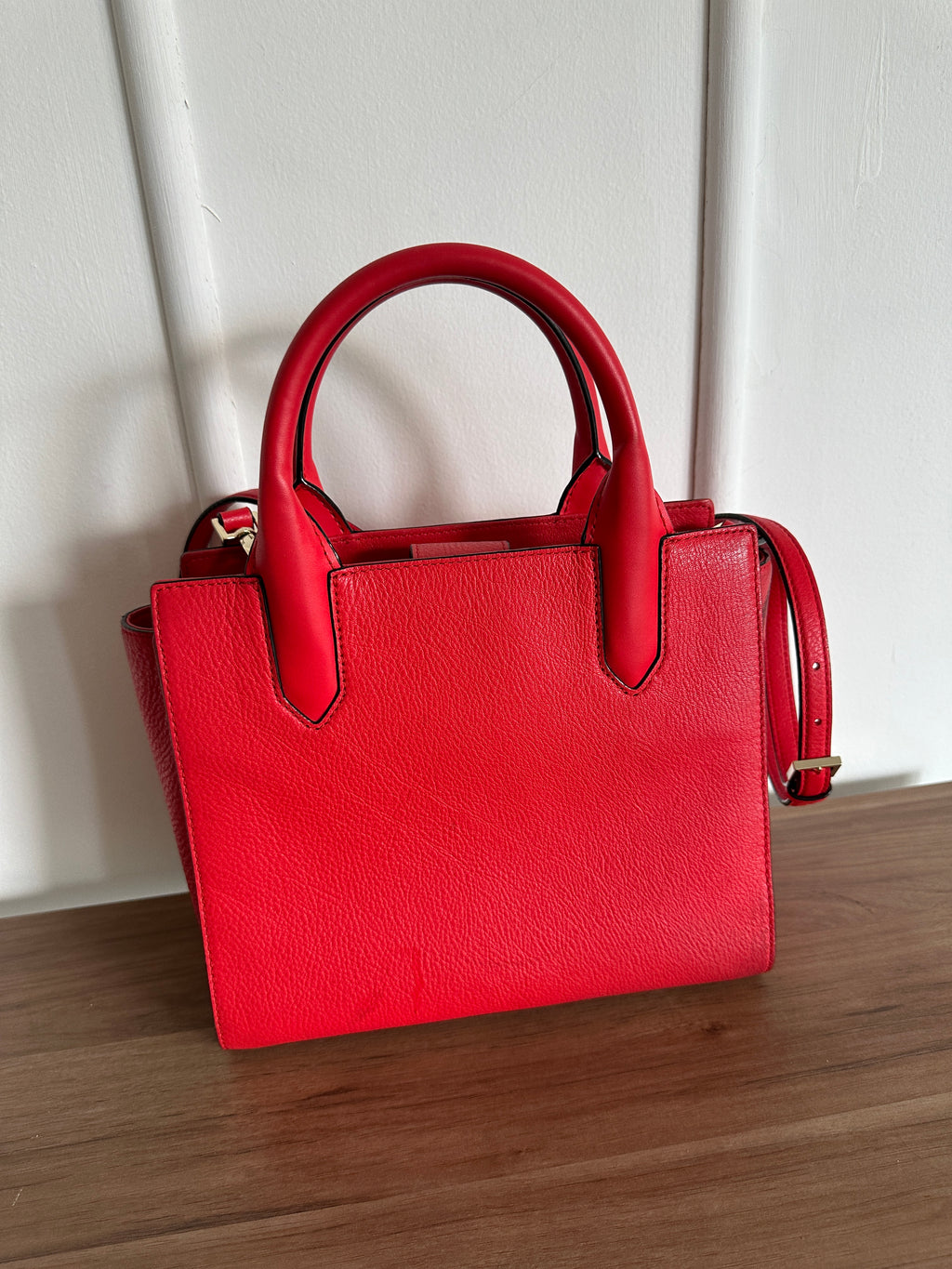 Cartera Satchel Roja - Kate Spade - Única