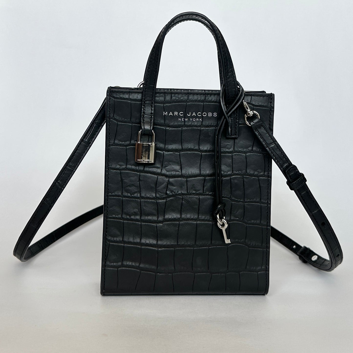 Mini tote Marc Jacobs negro
