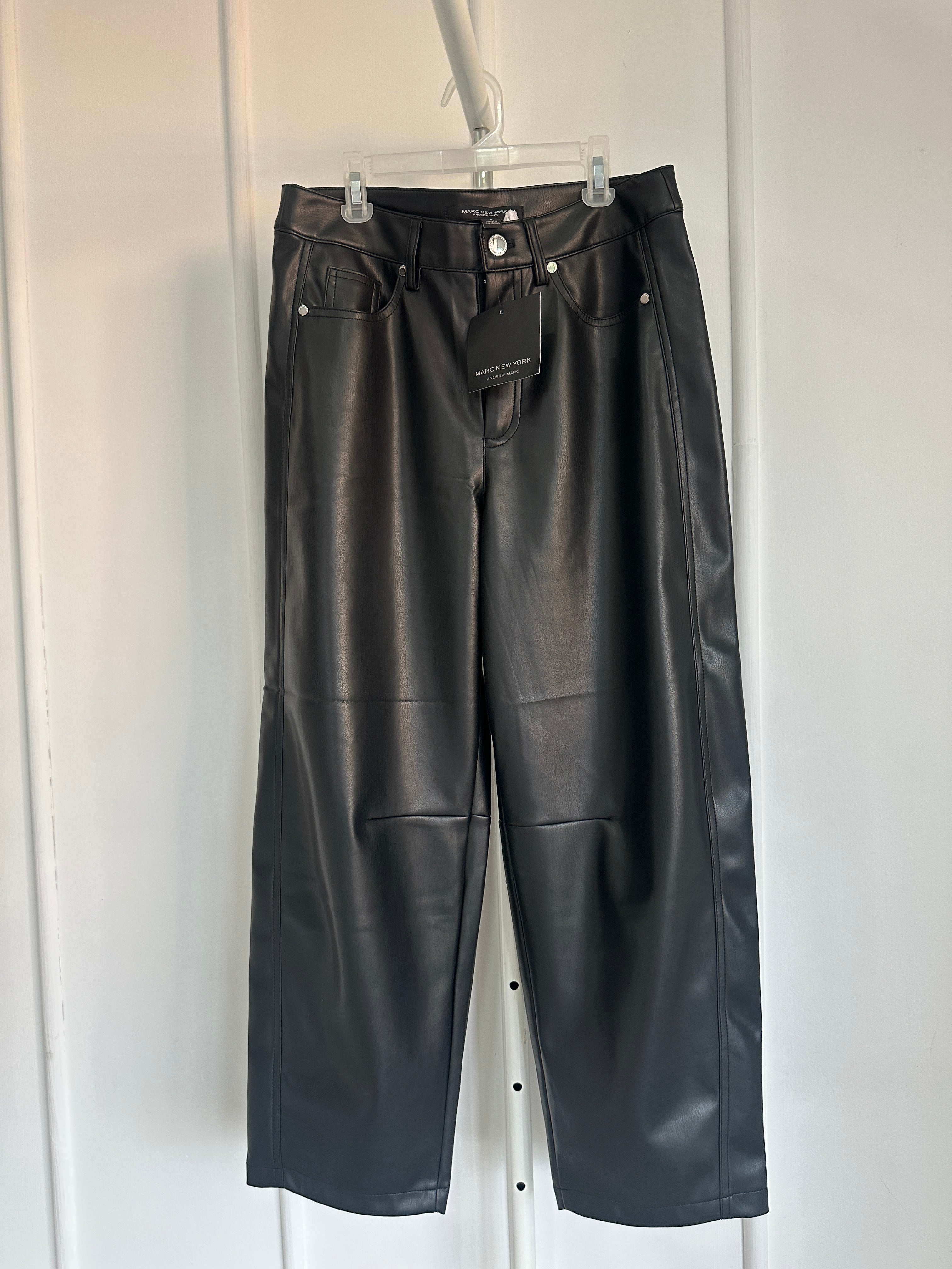 Marc New York - Barrel fit - cuero sintético Negro - Talla 2 (Equivale a Fit M)