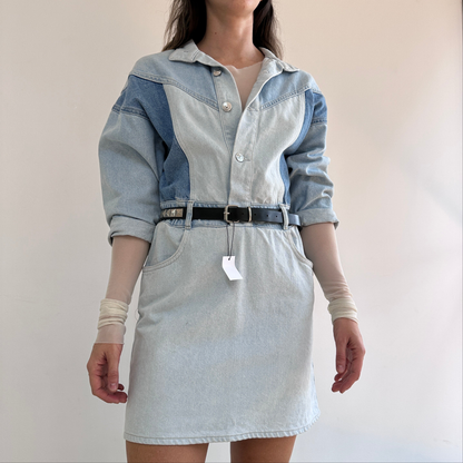 (S) Vestido Denim Stradivarius